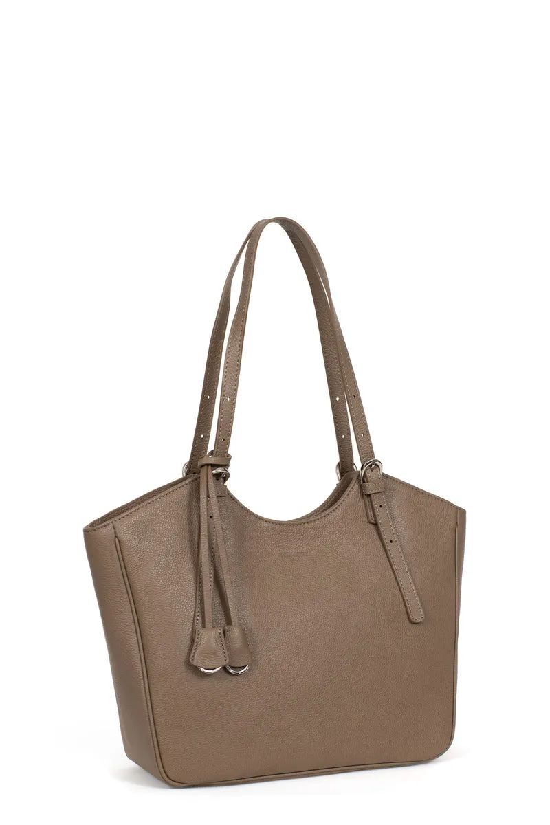 Sac porté épaule 2 anses - A4 - Cuir de vachette