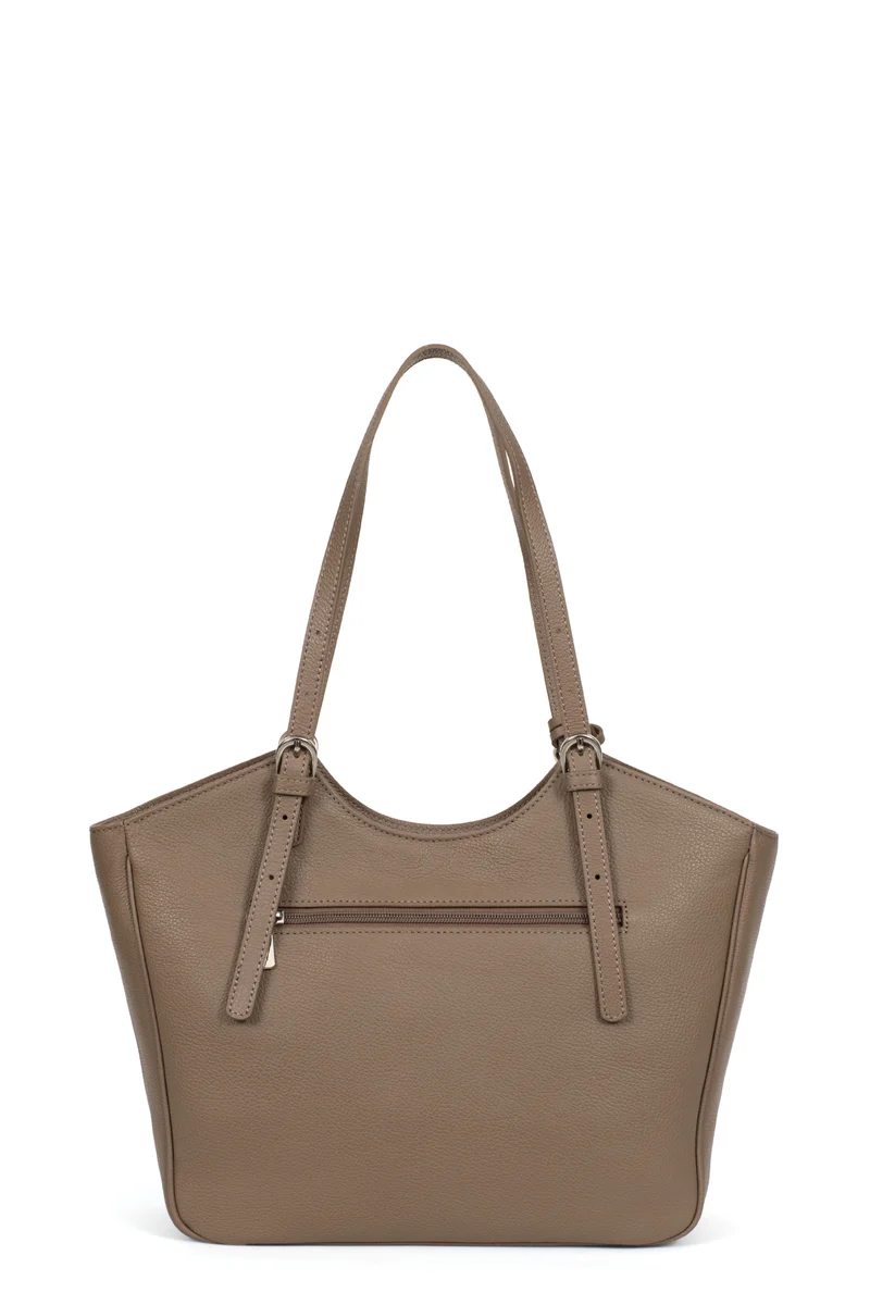 Sac porté épaule 2 anses - A4 - Cuir de vachette