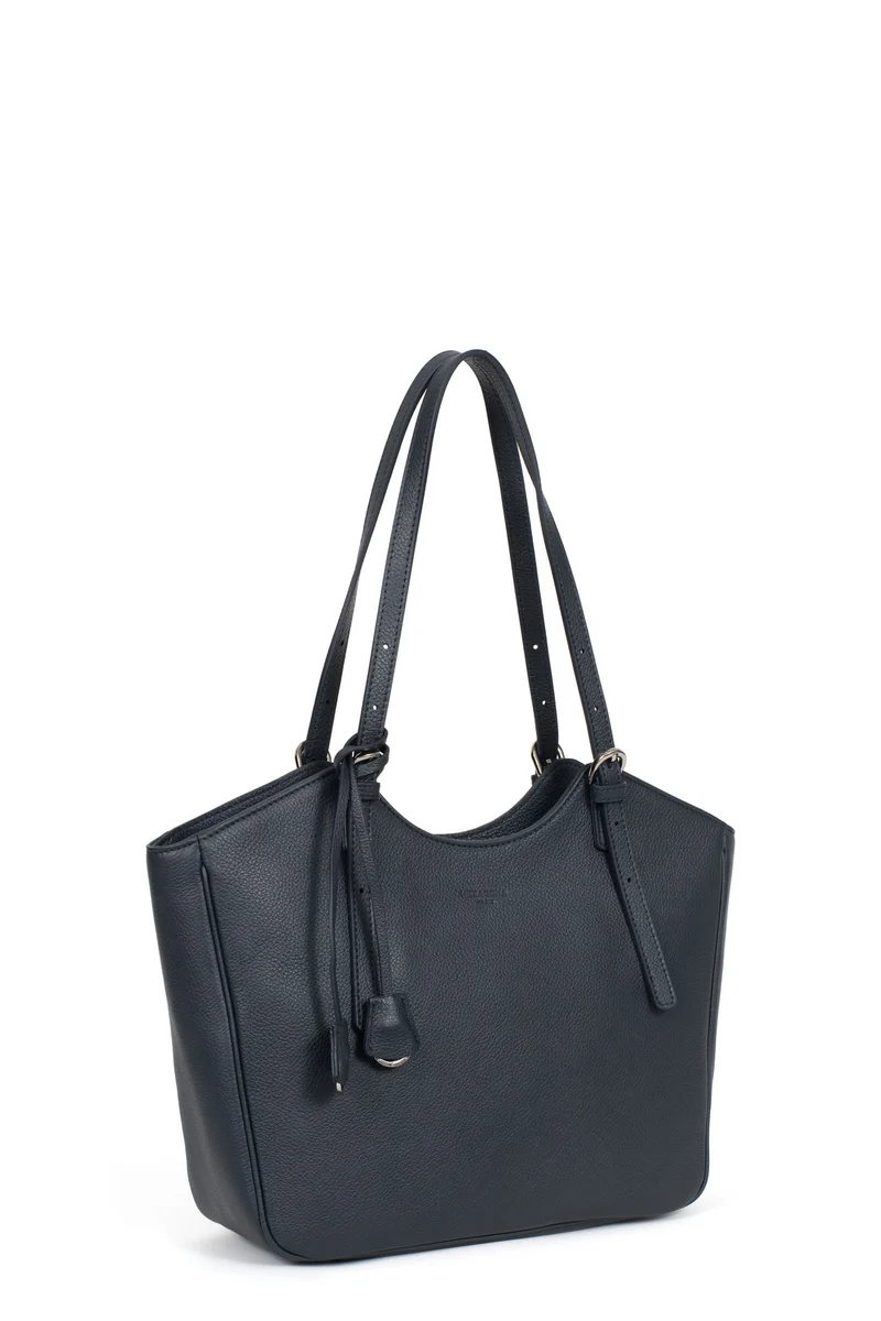 Sac porté épaule 2 anses - A4 - Cuir de vachette