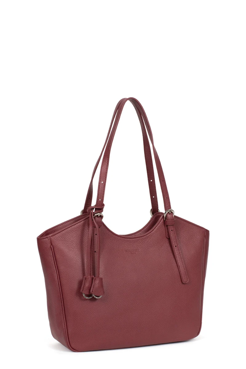 Sac porté épaule 2 anses - A4 - Cuir de vachette