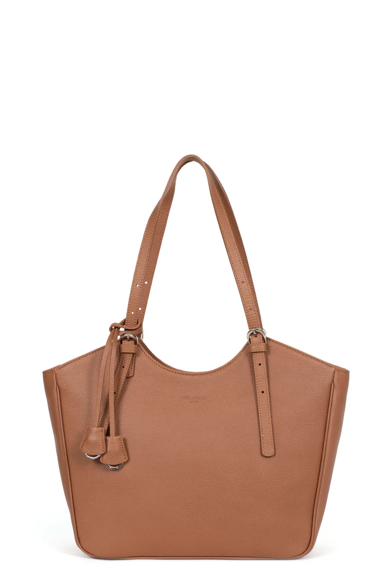 Sac porté épaule 2 anses - A4 - Cuir de vachette