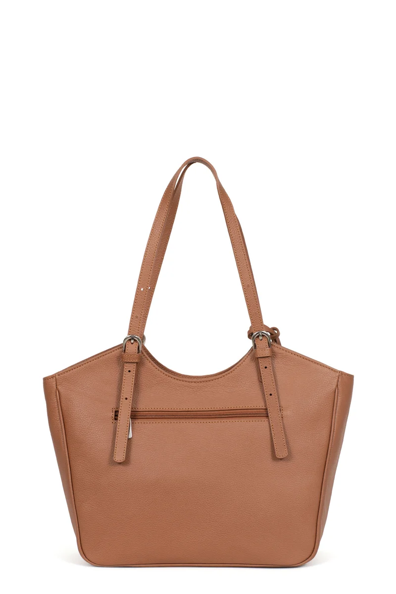 Sac porté épaule 2 anses - A4 - Cuir de vachette