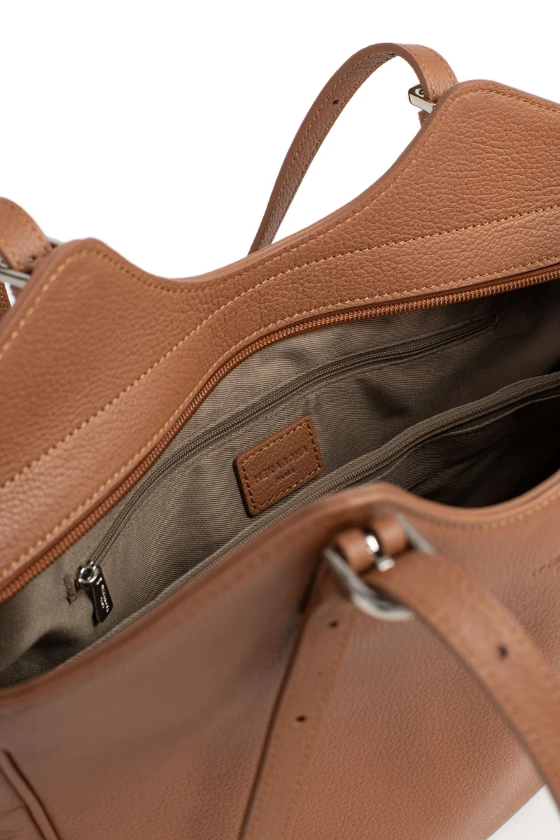 Sac porté épaule 2 anses - A4 - Cuir de vachette