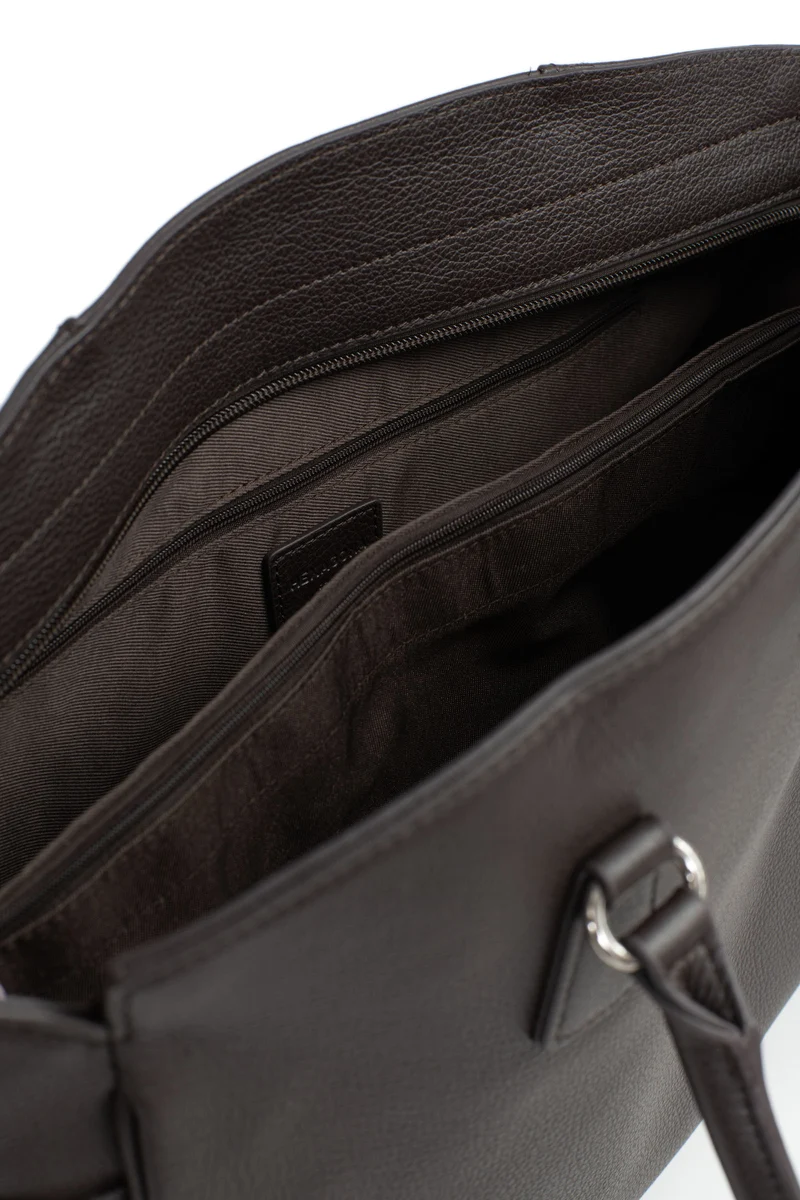 Sac cabas porté épaule - A4 - Cuir de vachette