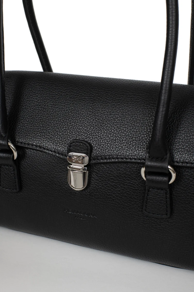 Sac porté épaule 2 anses - Cuir de vachette
