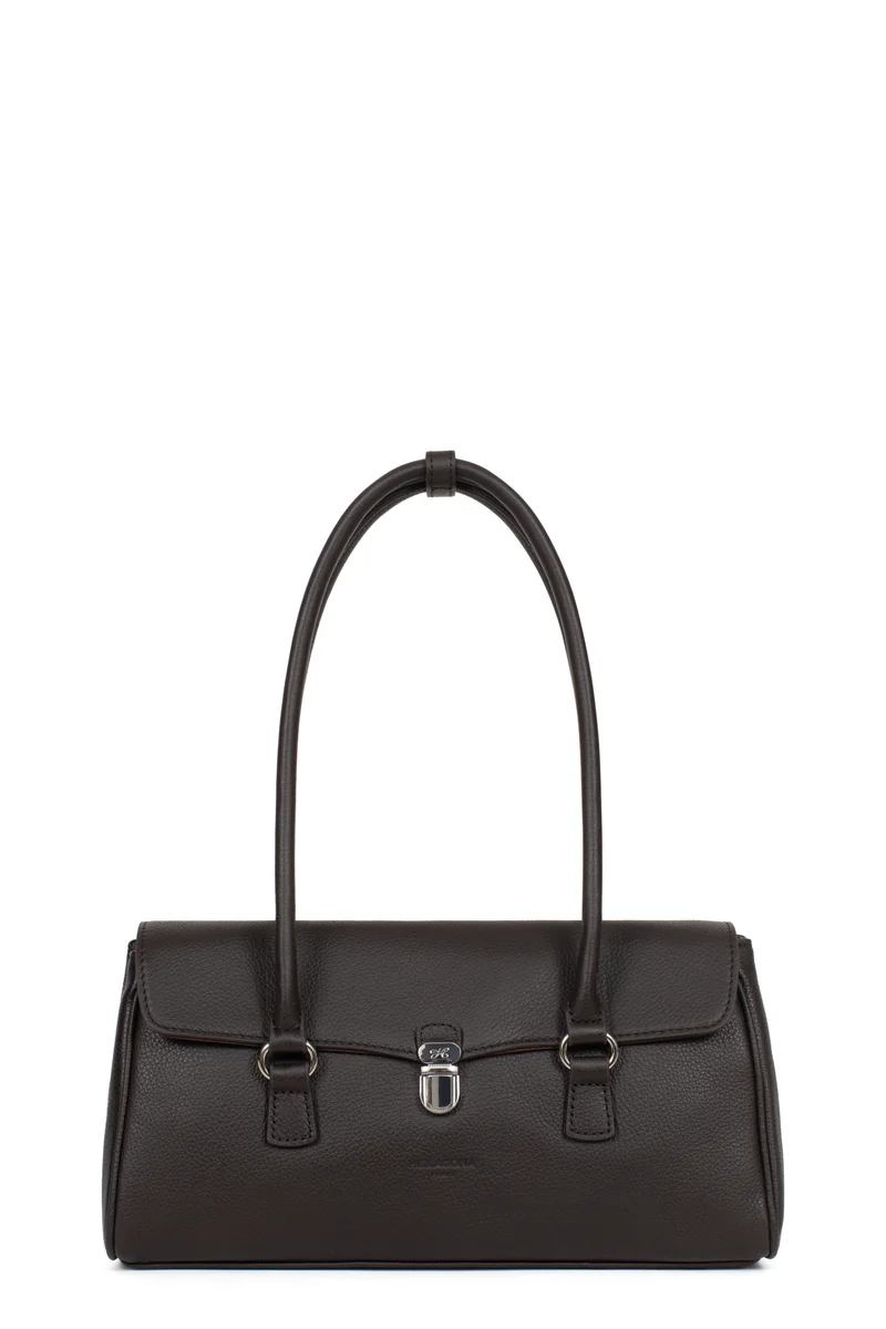 Sac porté épaule 2 anses - Cuir de vachette