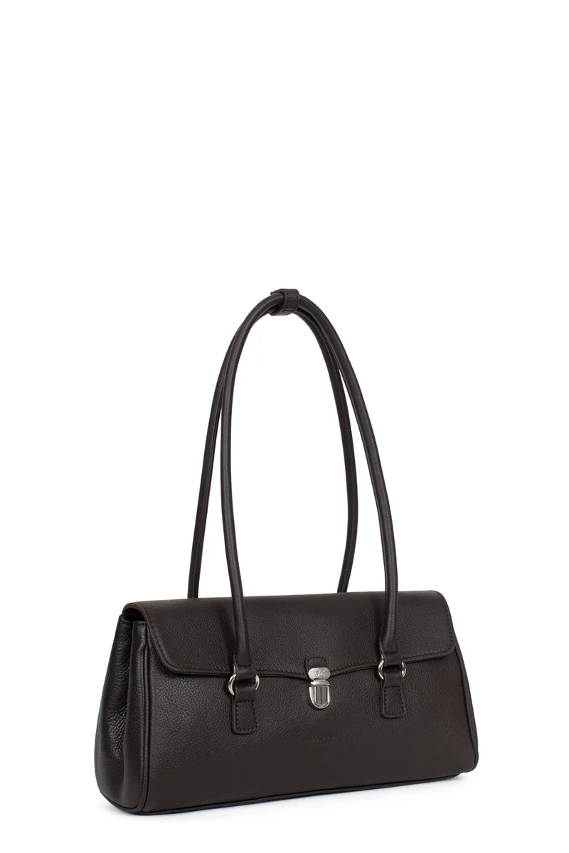 Sac porté épaule 2 anses - Cuir de vachette