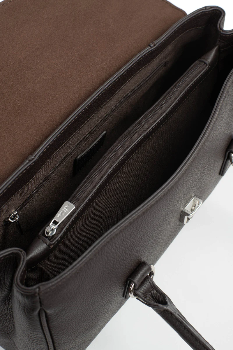 Sac porté épaule 2 anses - Cuir de vachette