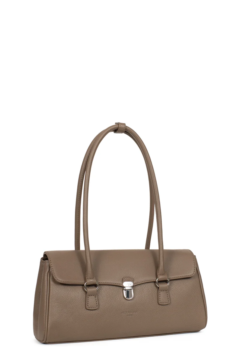 Sac porté épaule 2 anses - Cuir de vachette