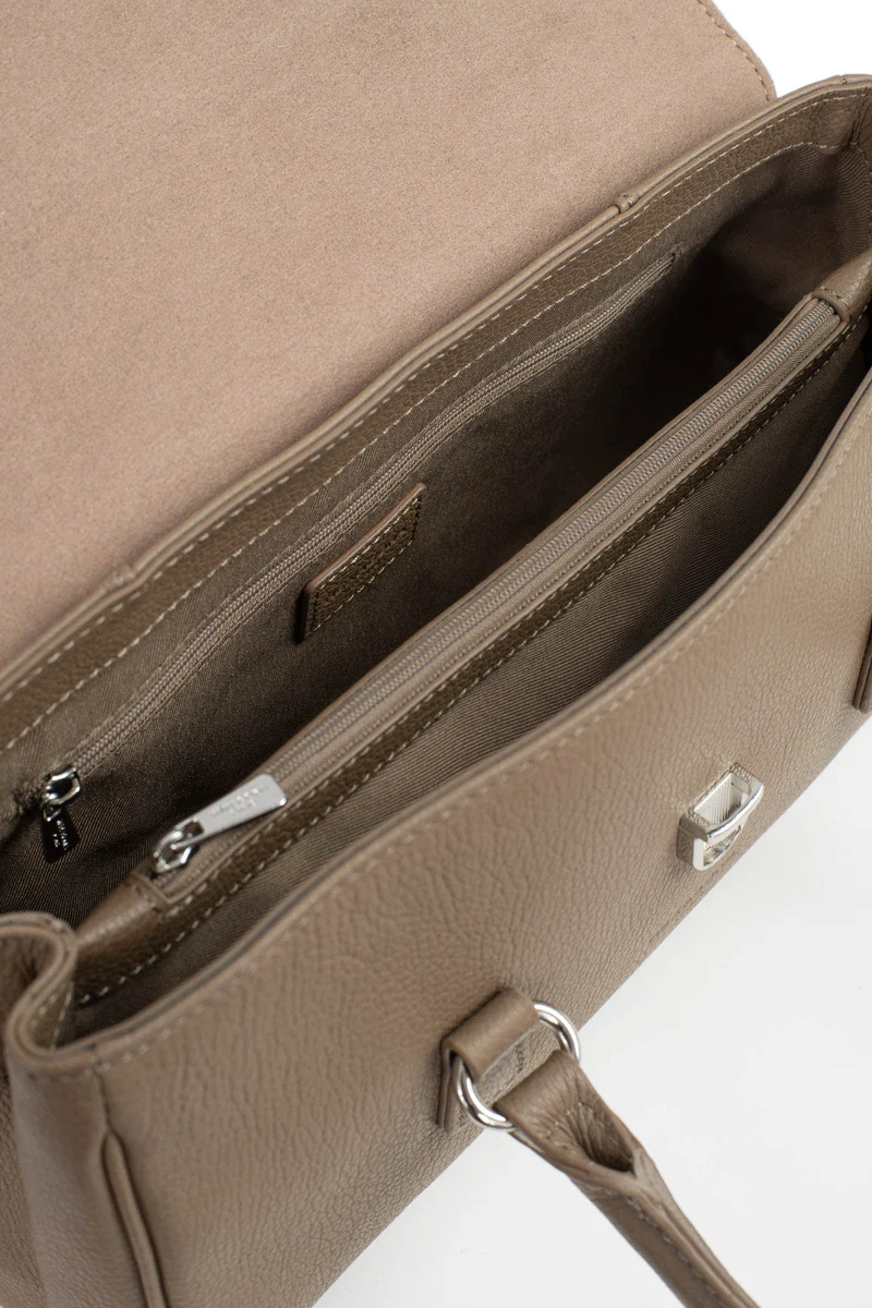 Sac porté épaule 2 anses - Cuir de vachette