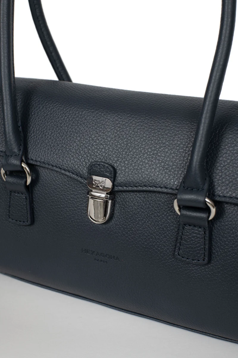 Sac porté épaule 2 anses - Cuir de vachette