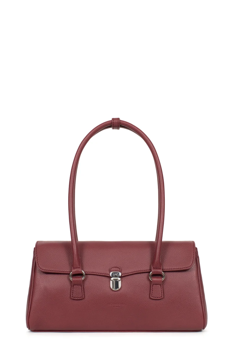 Sac porté épaule 2 anses - Cuir de vachette