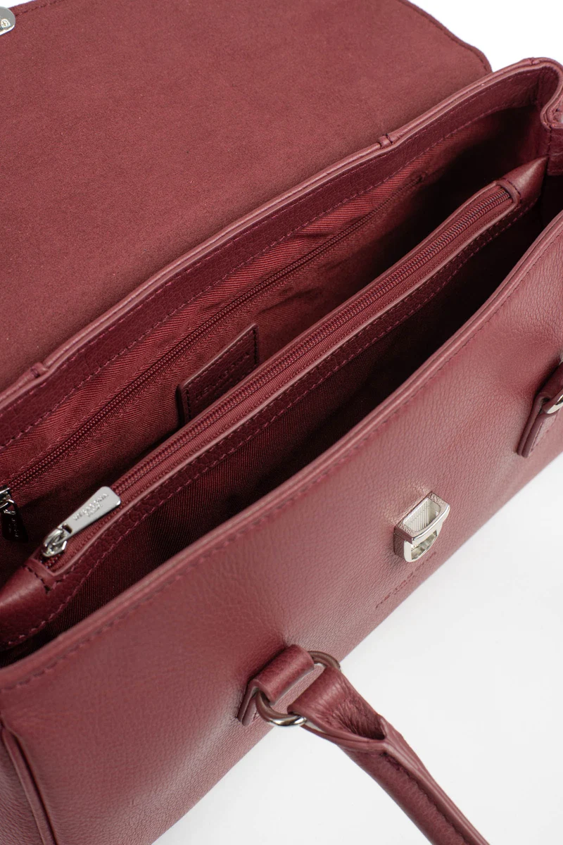 Sac porté épaule 2 anses - Cuir de vachette