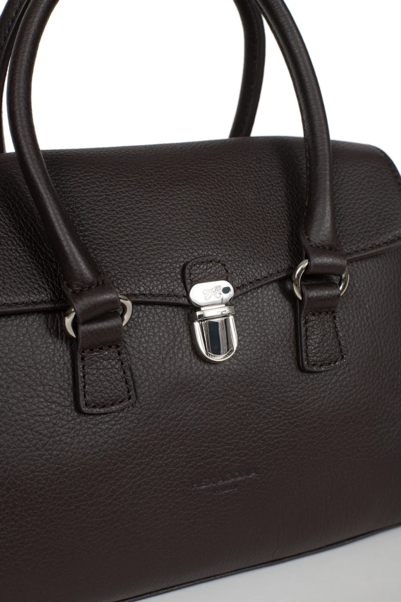 Sac porté main 2 poignées - Cuir de vachette