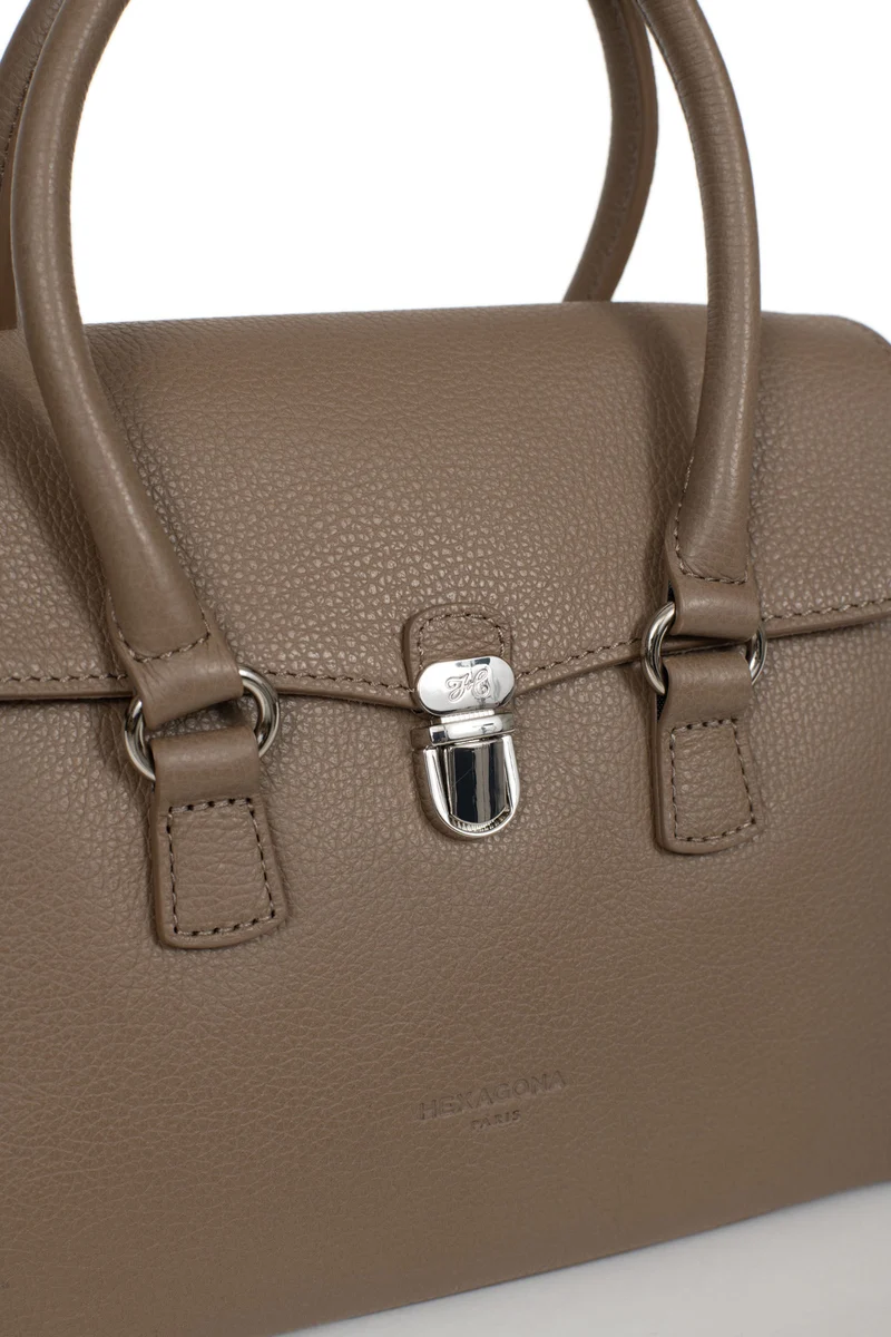 Sac porté main 2 poignées - Cuir de vachette