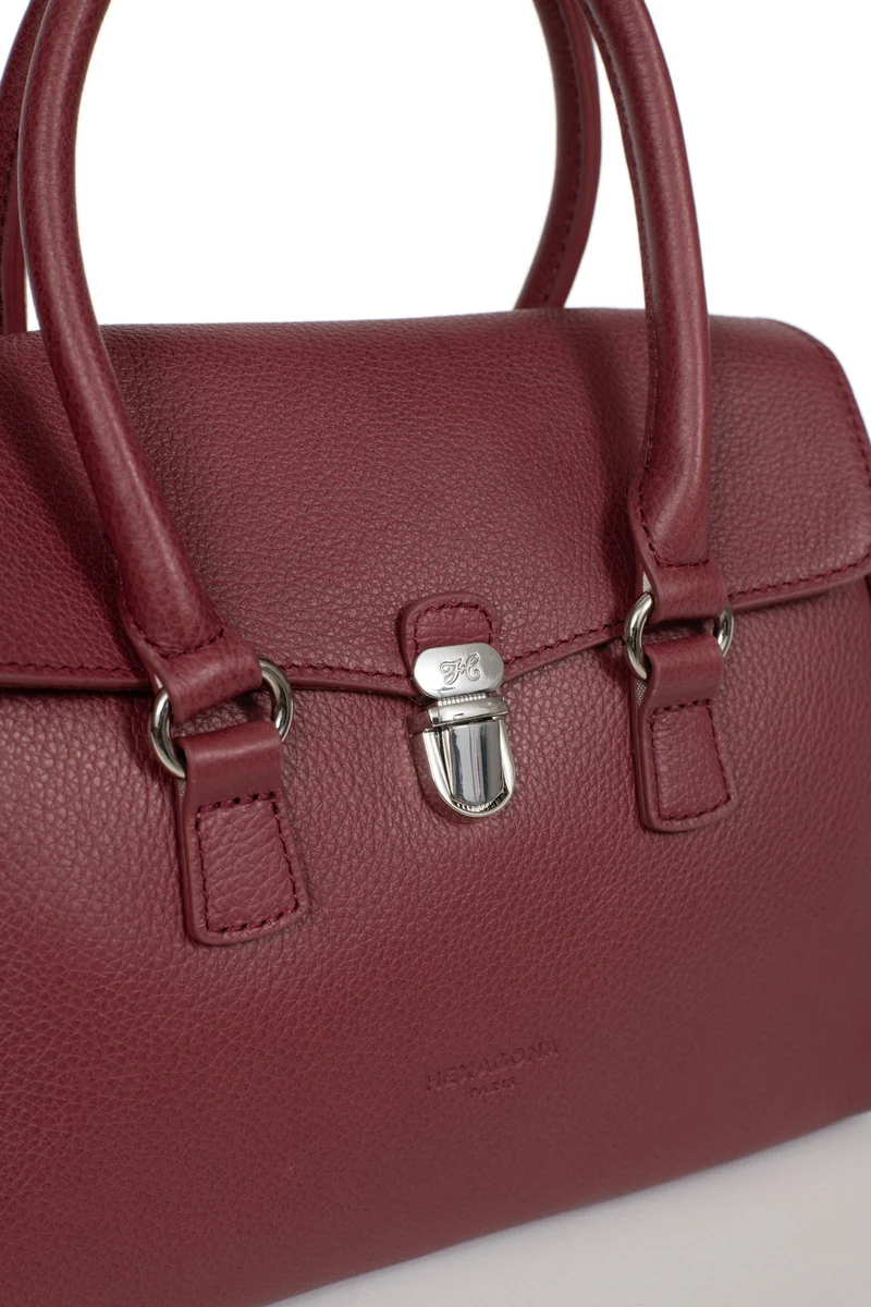 Sac porté main 2 poignées - Cuir de vachette