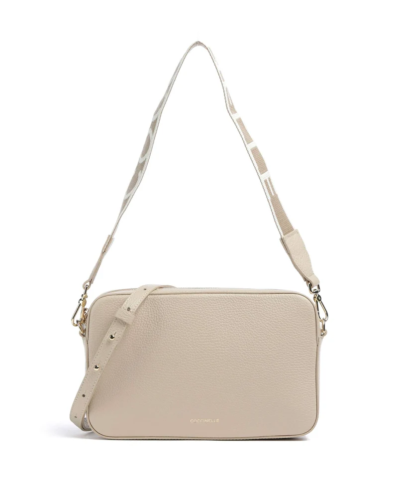 Coccinelle Tebe Schultertasche sandshell