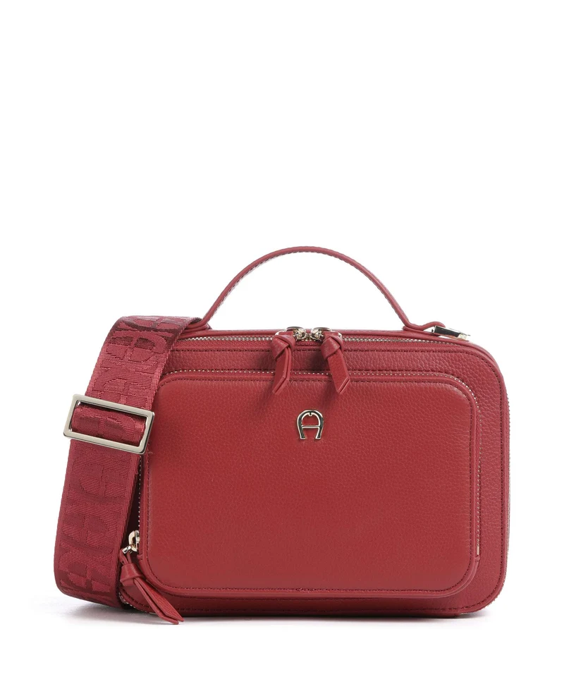 Aigner Zita S Umhängetasche burnt red