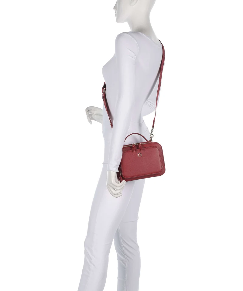 Aigner Zita S Umhängetasche burnt red