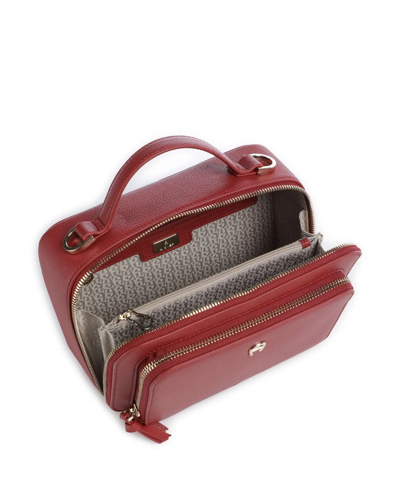 Aigner Zita S Umhängetasche burnt red
