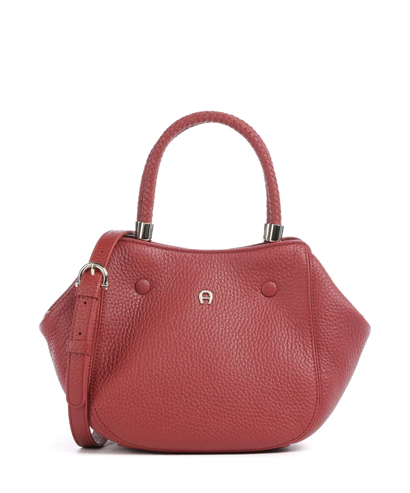 Aigner Carré Soft S Handtasche burnt red