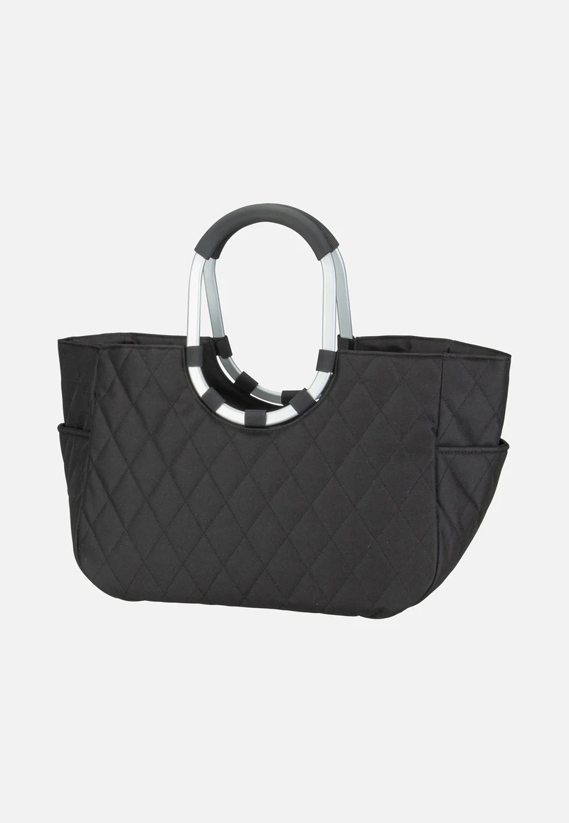 Loopshopper L Rhombus Black - Einkaufskorb