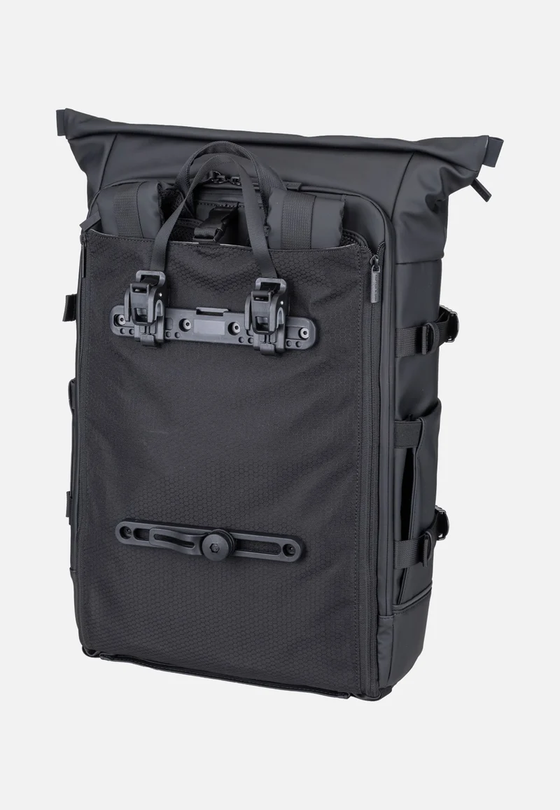 Helsinki Pro Bike Backpack All Black - Rolltop Rucksack