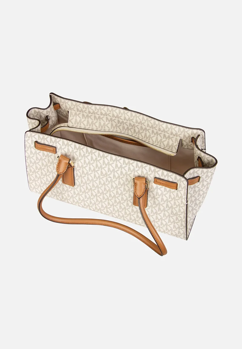 Hamilton SM EW Shoulder Tote MK SIG Vanilla/Acorn - Umhängetasche