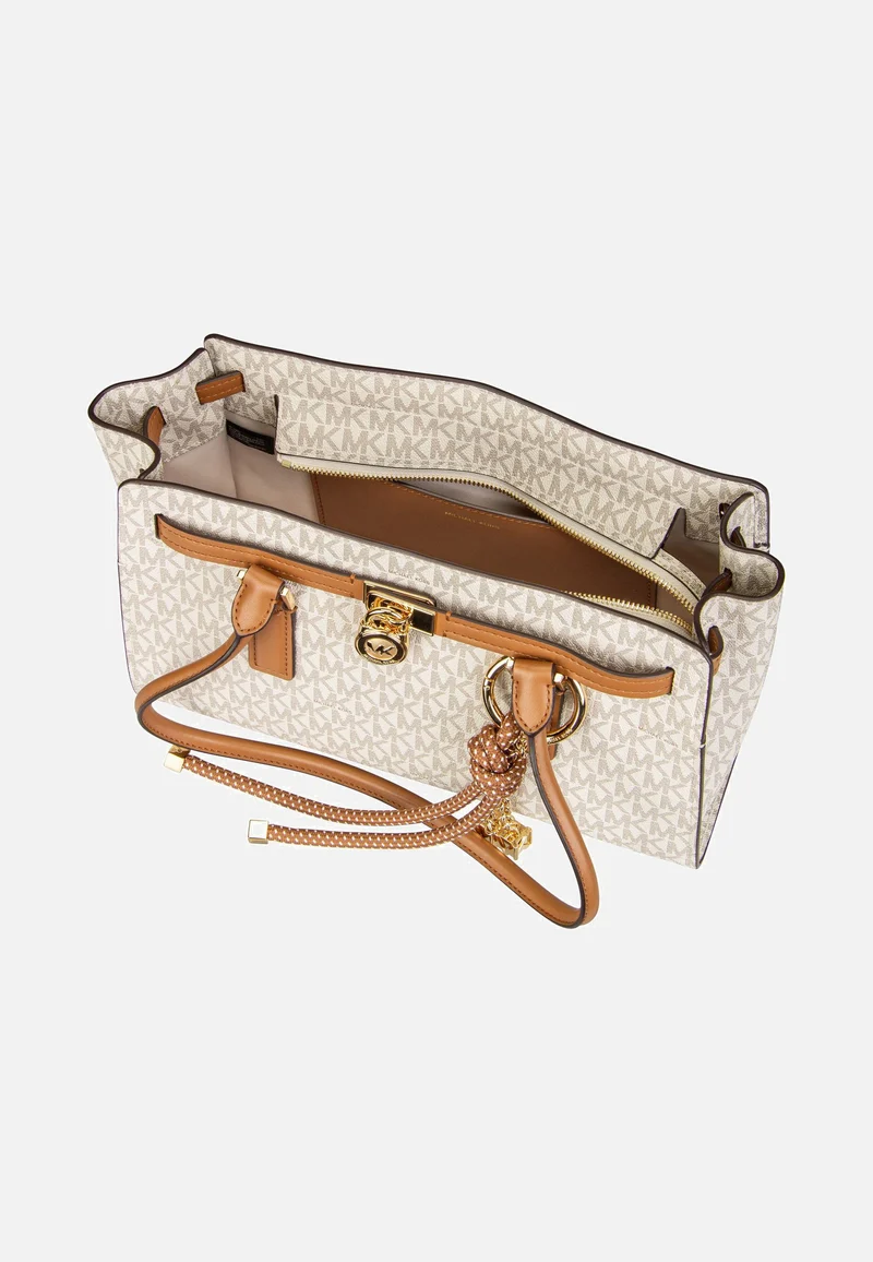 Hamilton SM EW Shoulder Tote MK SIG Vanilla/Acorn - Umhängetasche