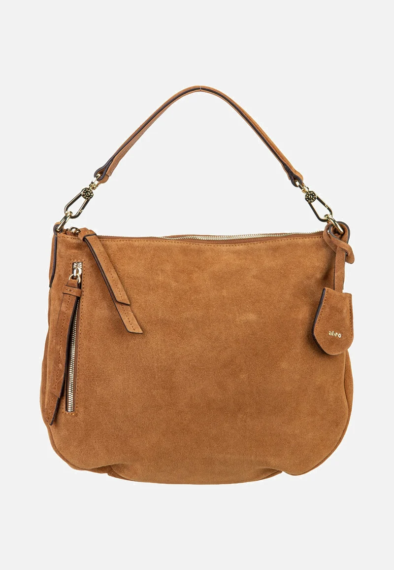 Juna Small Suede Cuoio - Hobo Bag