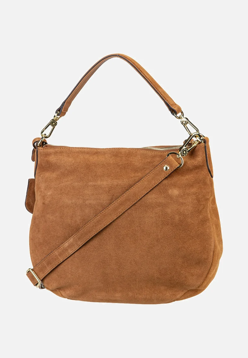 Juna Small Suede Cuoio - Hobo Bag