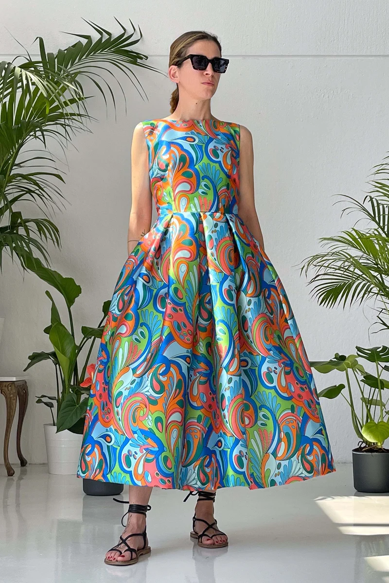 Groovy Blue Dress