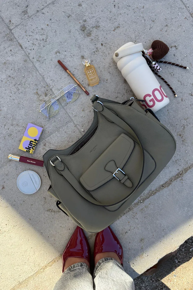 Sac porté épaule 2 anses - Cuir