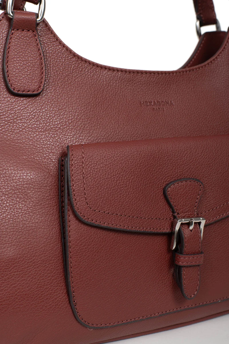 Sac porté épaule 2 anses - Cuir