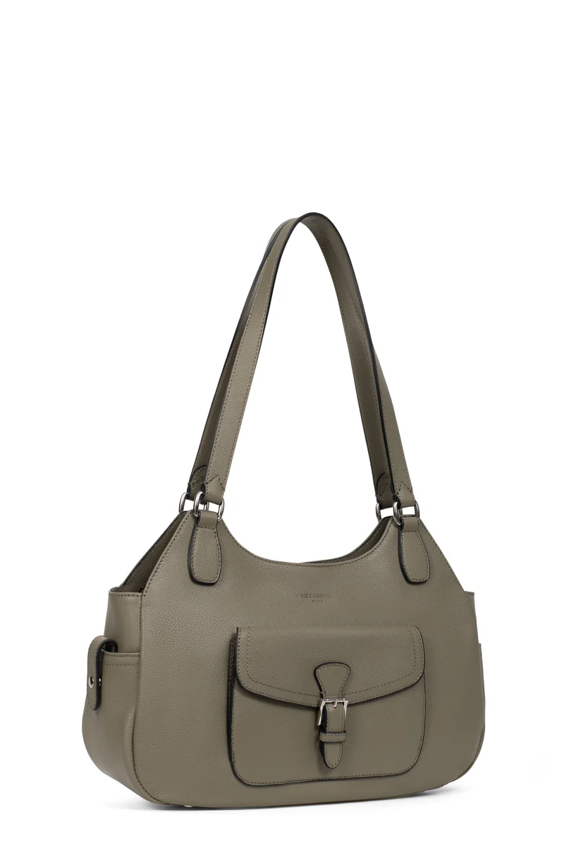 Sac porté épaule 2 anses - Cuir