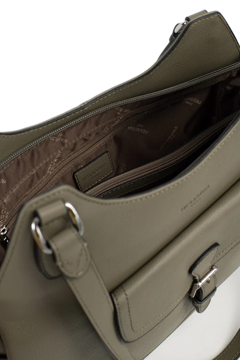 Sac porté épaule 2 anses - Cuir