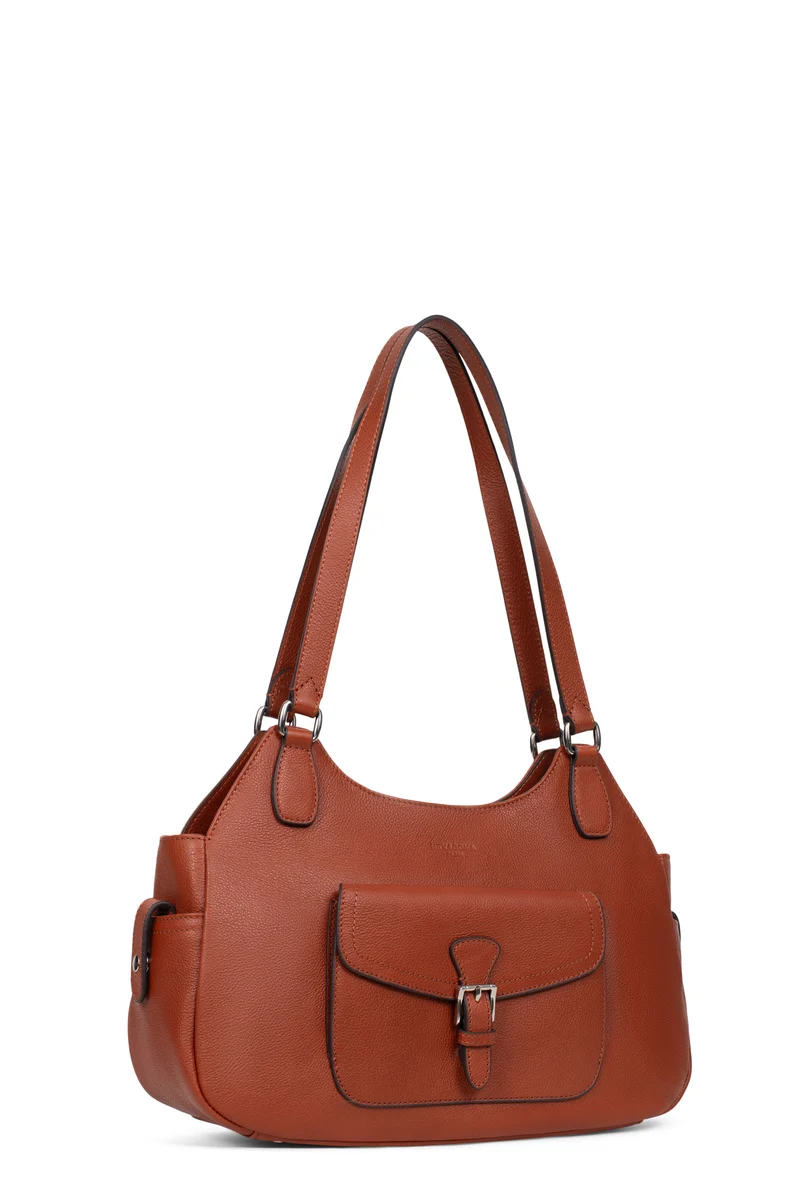 Sac porté épaule 2 anses - Cuir