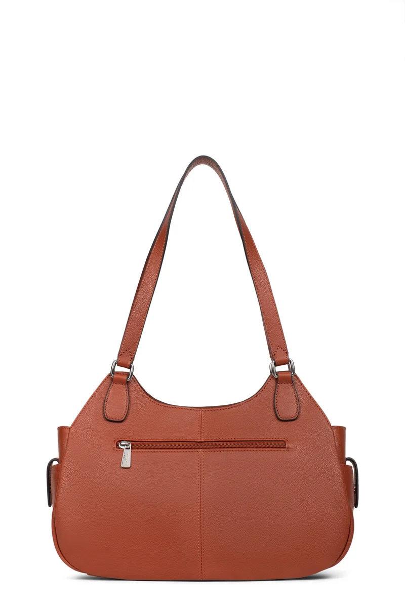 Sac porté épaule 2 anses - Cuir