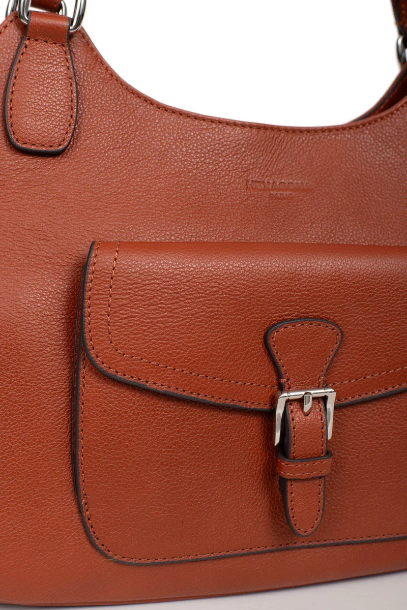 Sac porté épaule 2 anses - Cuir