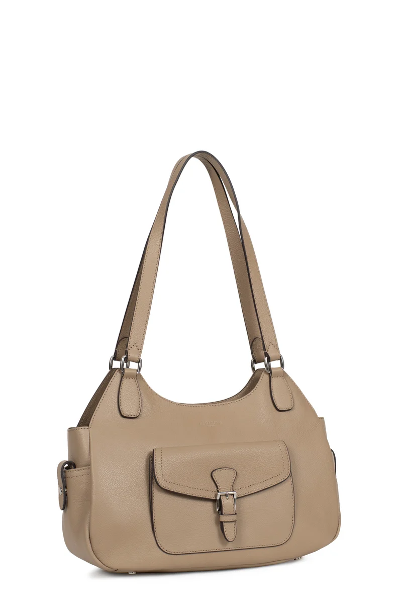 Sac porté épaule 2 anses - Cuir