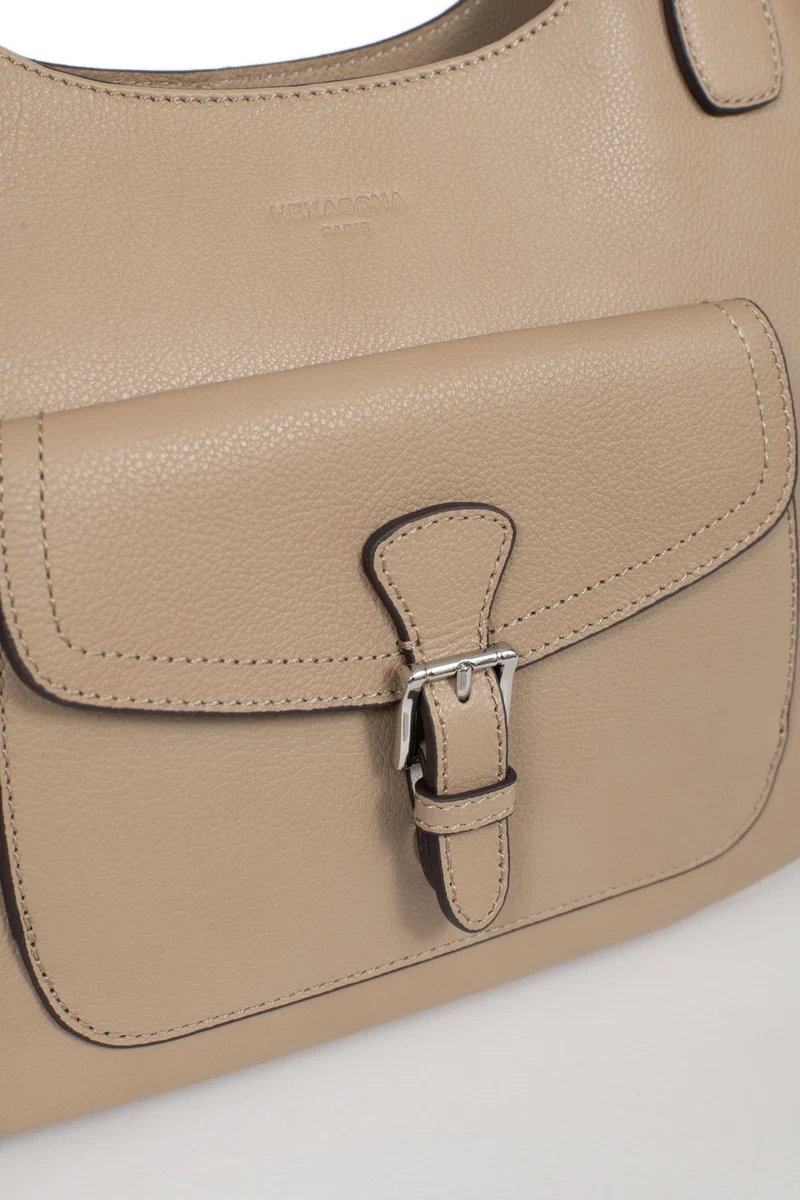 Sac porté épaule 2 anses - Cuir