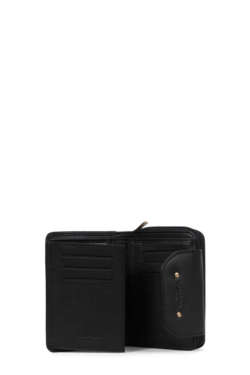 Portefeuille - 2 volets - Stop RFID - Cuir de vachette