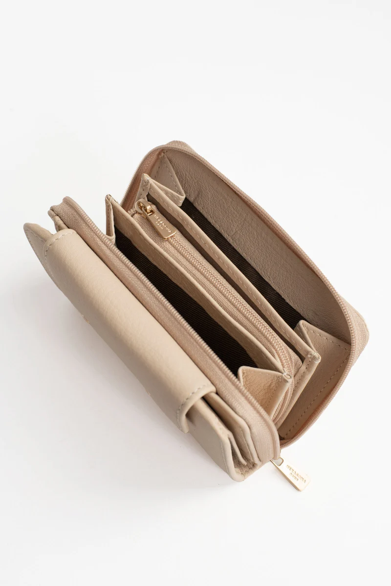 Portefeuille - 2 volets - Stop RFID - Cuir de vachette