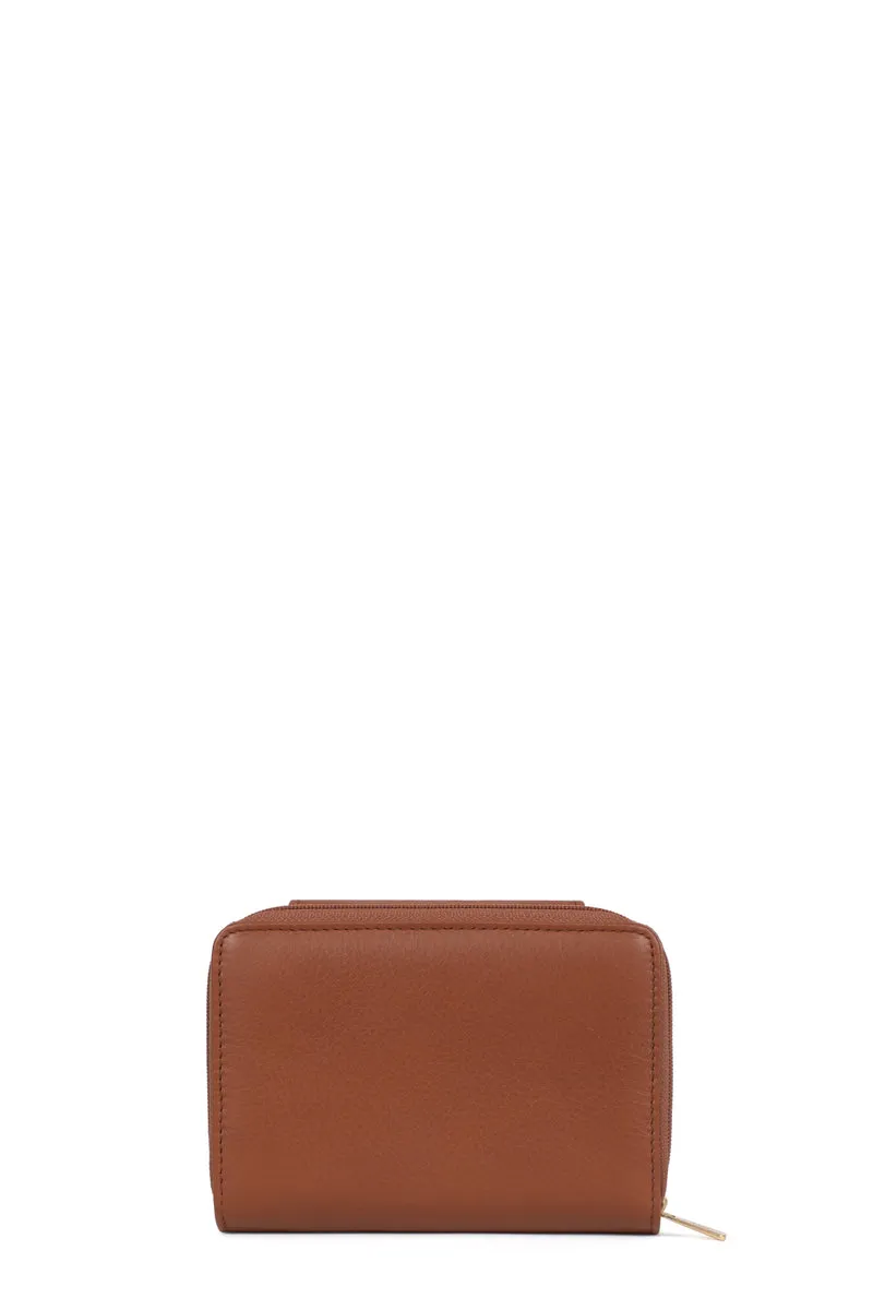 Portefeuille - 2 volets - Stop RFID - Cuir de vachette