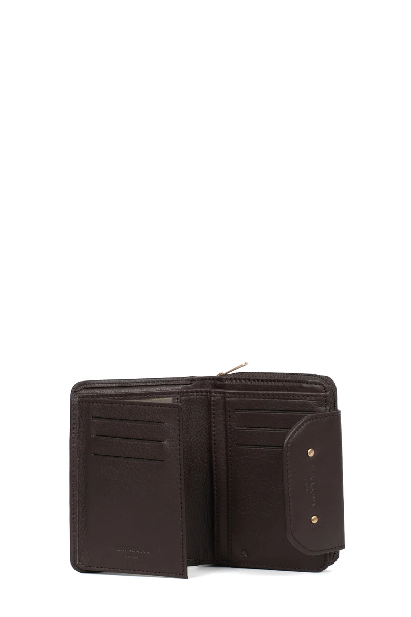 Portefeuille - 2 volets - Stop RFID - Cuir de vachette