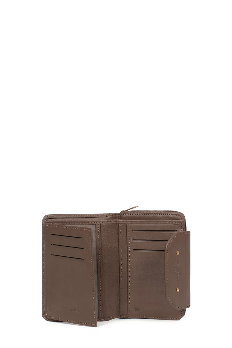 Portefeuille - 2 volets - Stop RFID - Cuir de vachette