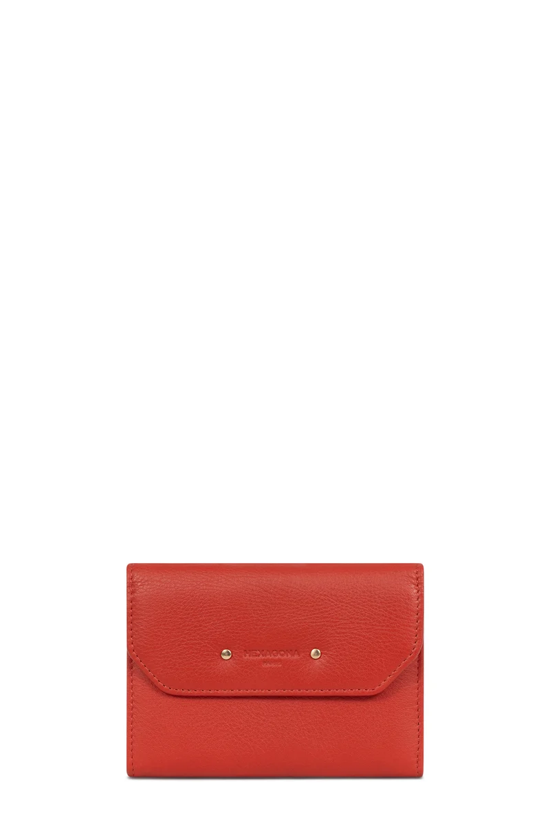 Portefeuille - 1 volet - Stop RFID - Cuir de vachette