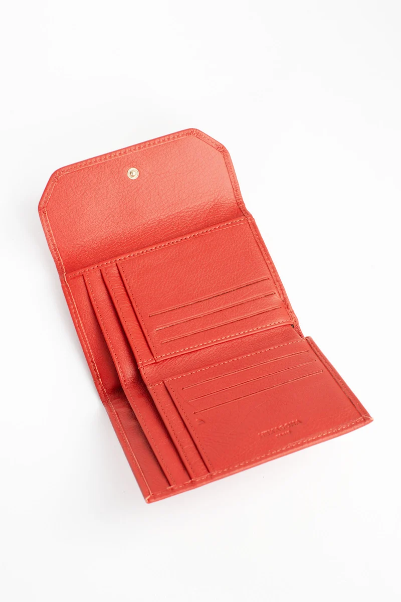 Portefeuille - 1 volet - Stop RFID - Cuir de vachette