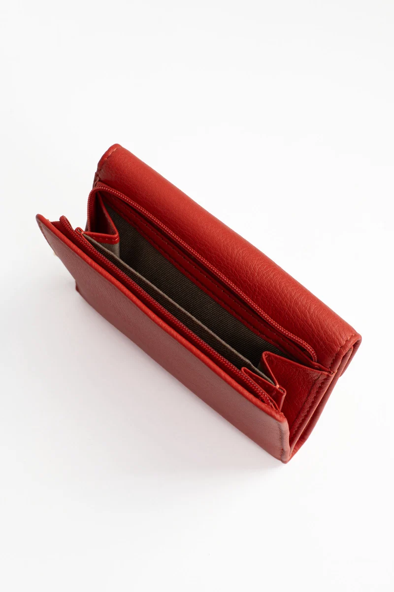 Portefeuille - 1 volet - Stop RFID - Cuir de vachette
