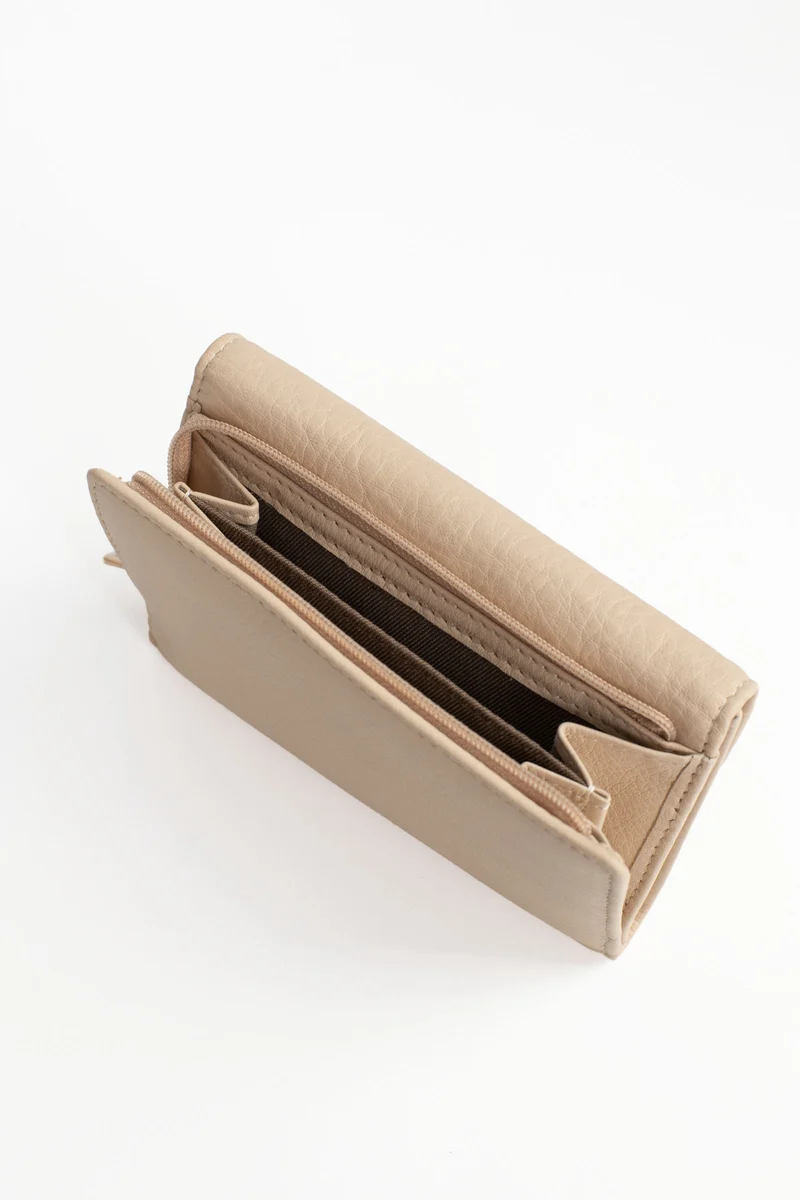 Portefeuille - 1 volet - Stop RFID - Cuir de vachette